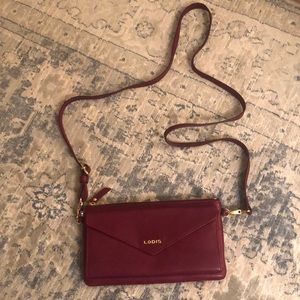 Lodis leather envelope bag